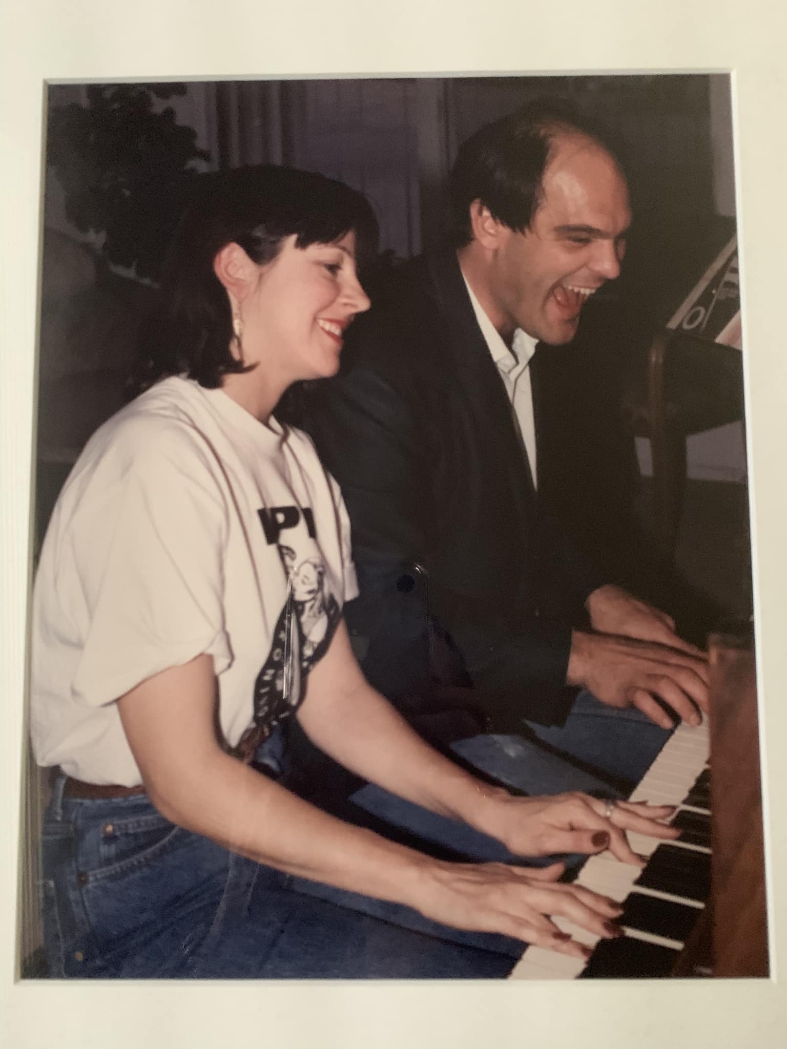 John Kuhlman and Jackee Frink at Piano John Kuhlman and Jackee Frink at Piano